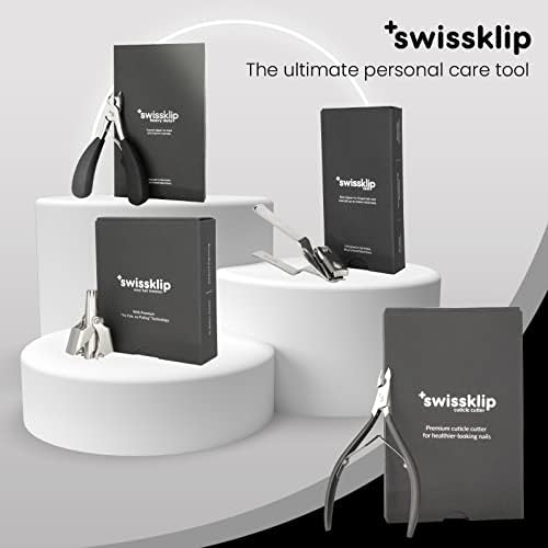 Swissklip Cuticle Trimmer, Cuticle Remover, White Elephant gifts, Cuticle Nippers, Cutter, Nail Nipper used along with Cuticle Pusher Tool, Nail Cuticle Trimmer