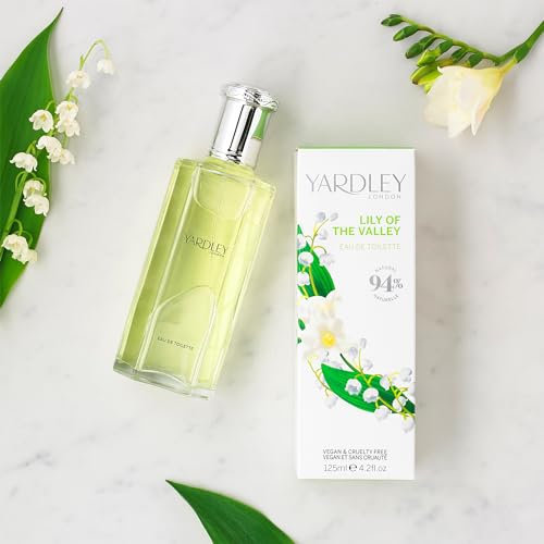 Lily of The Valley by Yardley of London for Women Eau De Toilette Spray, 4.2 Ounce
