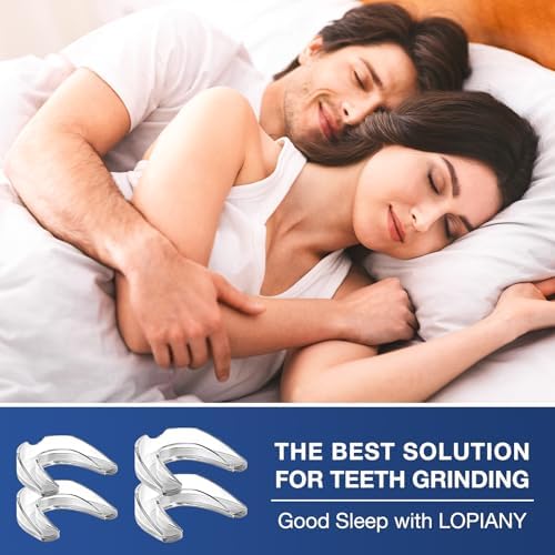 Mouth Guard for Grinding Teeth at Night, Night Guards for Teeth Grinding, Mouthguards for Grinding of Teeth, Bite Guard for Teeth Clenching Nighttime, Mouth Guard for Sleeping, 2 Sizes