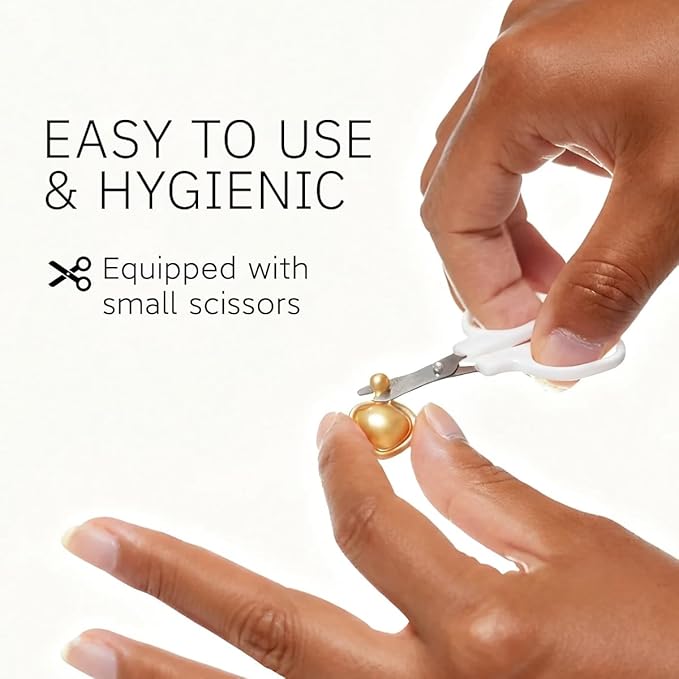 HKH Retinol + HPR Serum Capsules for Face - Anti-Aging Night Serum with Peptides - Smooths Fine Lines & Wrinkles - Firms & Tightens Skin, Gentle Formula - Fragrance-Free & Non-Greasy - 28 Capsules