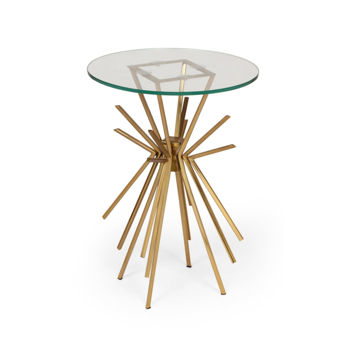 SPARKLE GLASS SIDE TABLE for Living Room Dining Room