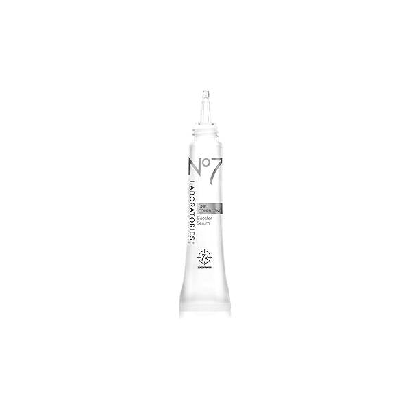 No7 Laboratories Line Correcting Booster Serum - Potent Collagen Peptide for Fine Lines and Wrinkles Moisturizing Formula All Aging Skin Types (15 ml)