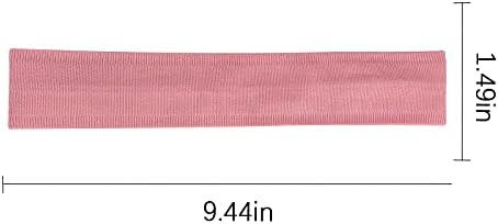 Workout Headbands Non Slip Headband Sport Headbands Sweatbands Elastic Sport Hair Bands for Sports Travel Indoor Fitness Gym