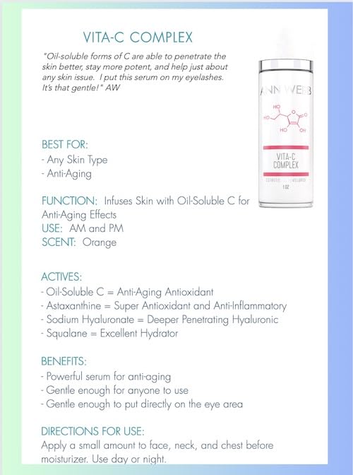 Skin Care Vitamin C Serum - Firmer, Brighter, more Radiant Skin. Vit C Serum w/Vit E, Hyaluronic Acid & packed w/Powerful Anti-aging, Damage-Repairing, UV-protecting Anti-oxidants .5oz
