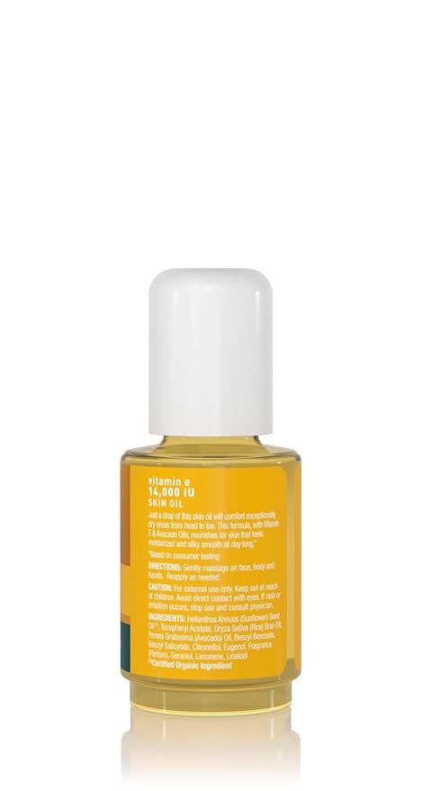JASON Vitamin E 14,000 IU Moisturizing Oil, For Nourishing Dry Spots, 1 Fluid Ounces (Pack of 2)