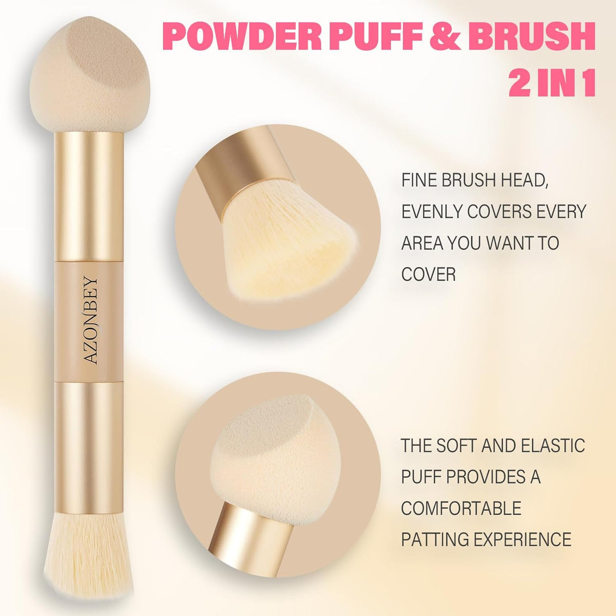 Root Touch Up Sets,Hairline Powder for Women Cover Up- Hairline Concealer for Thin and Thinning Hair, Water & Sweat Resistant,Contain Azonbey Makeup Brush (Dark Brown, Med #Makeup Brush)