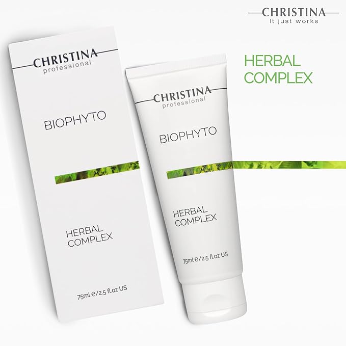 Christina Biophyto Herbal Complex Exfoliator for Face - 75 ml - BHA Gentle Face Exfoliator to Remove Dead Skin Cells & Boost Regeneration - Suitable for All Skin Types