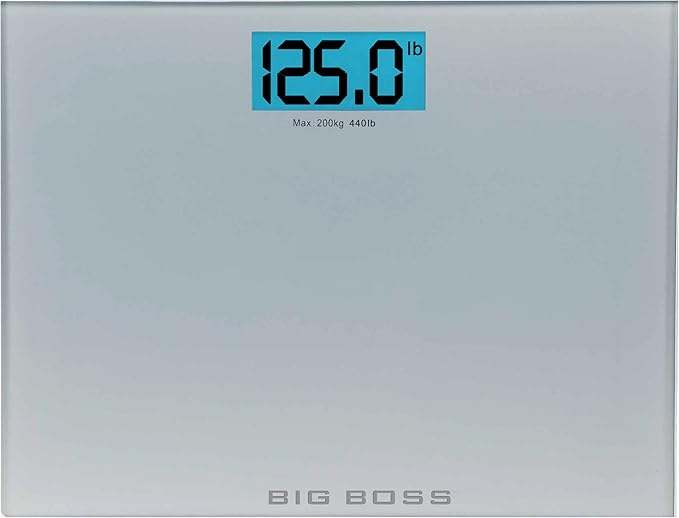 Lite Step Digital Bathroom Scale with Extra Wide Platform, 440-Pound