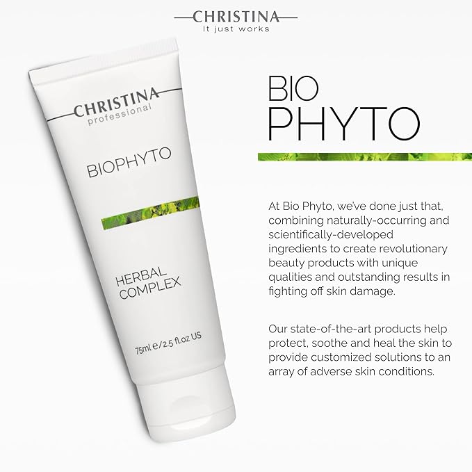Christina Biophyto Herbal Complex Exfoliator for Face - 75 ml - BHA Gentle Face Exfoliator to Remove Dead Skin Cells & Boost Regeneration - Suitable for All Skin Types