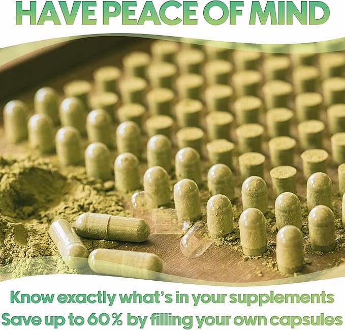 XPRS Nutra Size 1 Empty Capsules - 1000 Count Empty Gelatin Capsules - Empty Pill Capsules - DIY Capsule Filling - Pure Bovine Pill Capsules Empty Gel Caps (Clear)