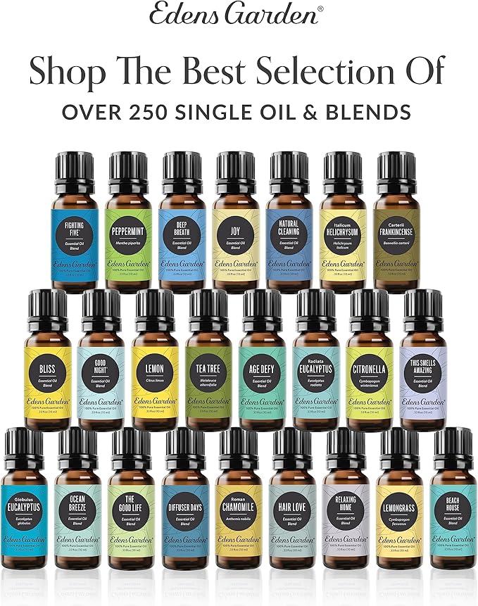 Edens Garden Stress Less Essential Oil Blend- 100% Pure Premium Grade, Undiluted, Natural, Therapeutic, Aromatherapy, The Best for Skin, Candle, Humidifiers 30 ml (1 fl oz)